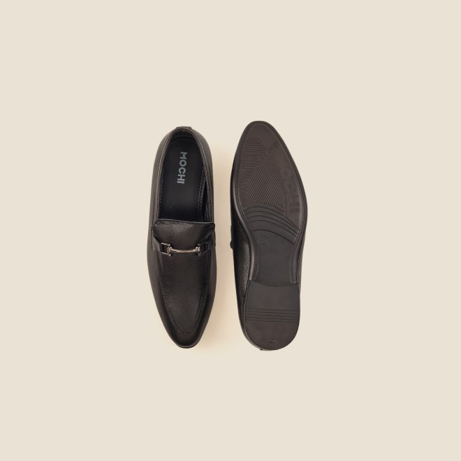 Mochi Men Black Formal Moccasin (SKU: 19-6701-11-40)