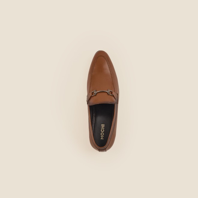 Mochi Men Tan Formal Moccasin (SKU: 19-6701-23-40)