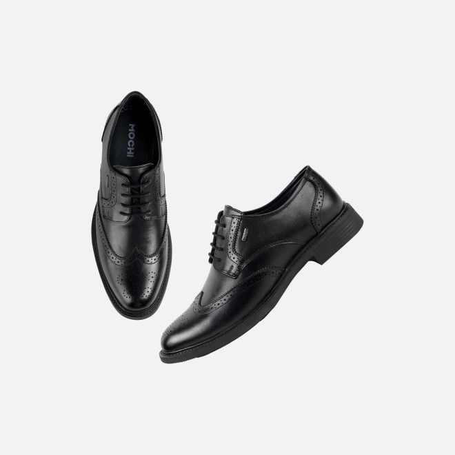 Mochi Men Black Formal Brogue (SKU: 19-674-11-41)