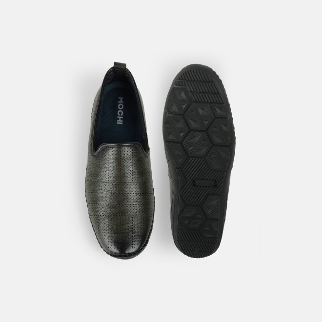 Mochi Men Olive Formal Moccasin (SKU: 19-678-49-40) Mochi Men Olive Formal Moccasin (SKU: 19-678-49-40)