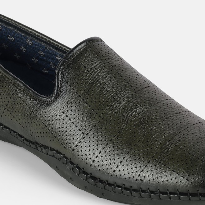 Mochi Men Olive Formal Moccasin (SKU: 19-678-49-40) Mochi Men Olive Formal Moccasin (SKU: 19-678-49-40)