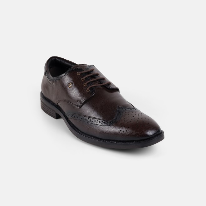 Mochi Men Brown Formal Brogue