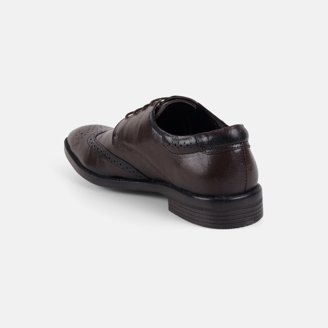 Mochi Men Brown Formal Brogue (SKU: 19-679-12-40)