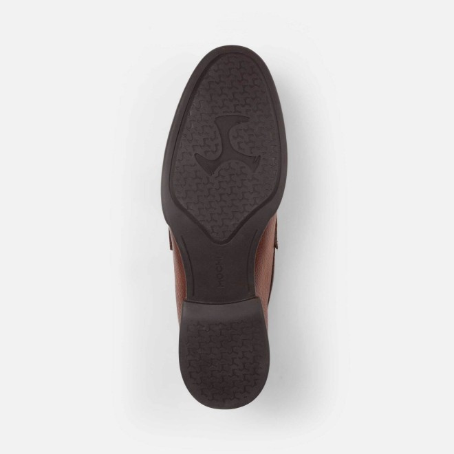 Mochi Men Tan Formal Slip Ons (SKU: 19-687-23-40)