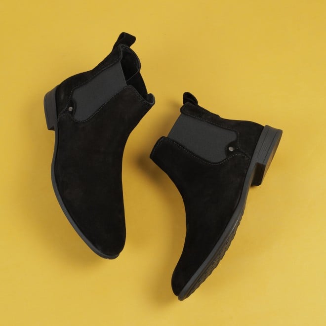 Mochi Men Black Formal Boots (SKU: 19-692-11-40)