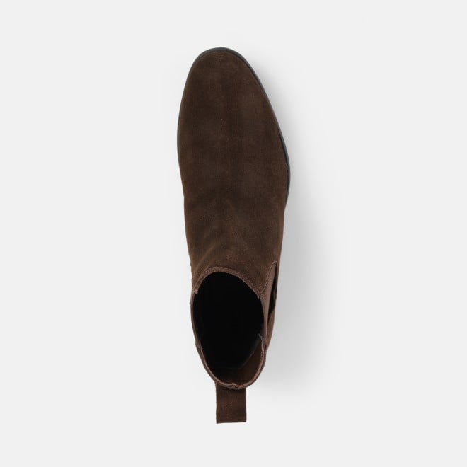 Mochi Men Brown Formal Boots (SKU: 19-692-12-40)