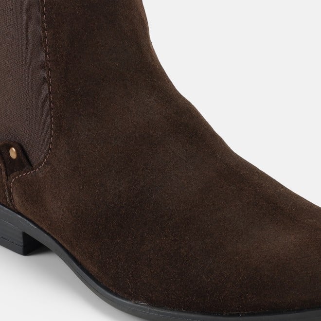 Mochi Men Brown Formal Boots (SKU: 19-692-12-40)