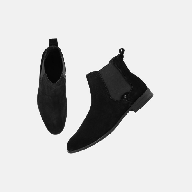 Mochi Men Black Formal Boots (SKU: 19-692-11-40)