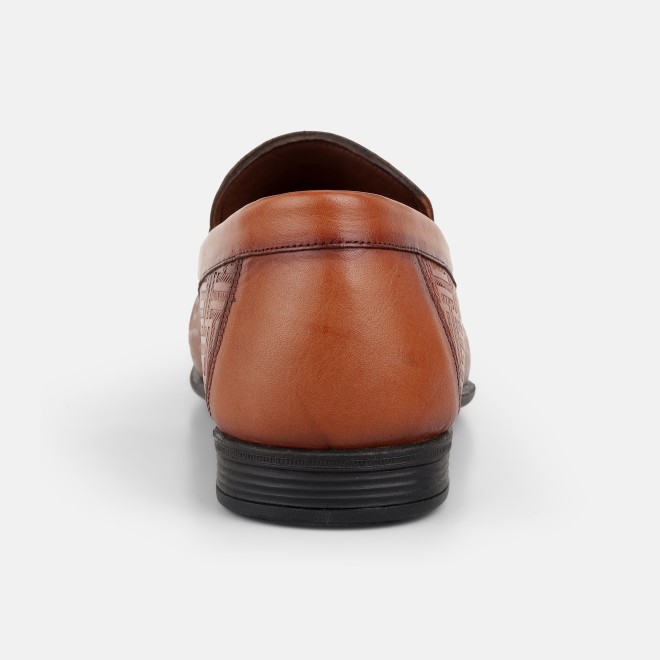 Mochi Men Tan Formal Moccasin (SKU: 19-737-23-39)