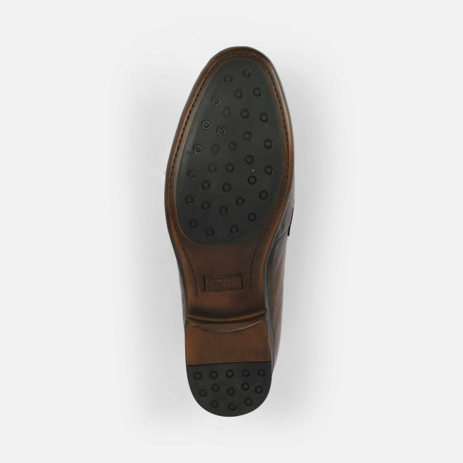 Mochi Men Tan Formal Moccasin (SKU: 19-752-23-41)