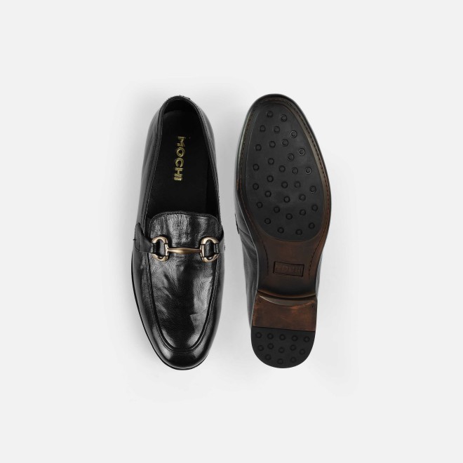 Mochi Men Black Formal Moccasin (SKU: 19-752-11-40)