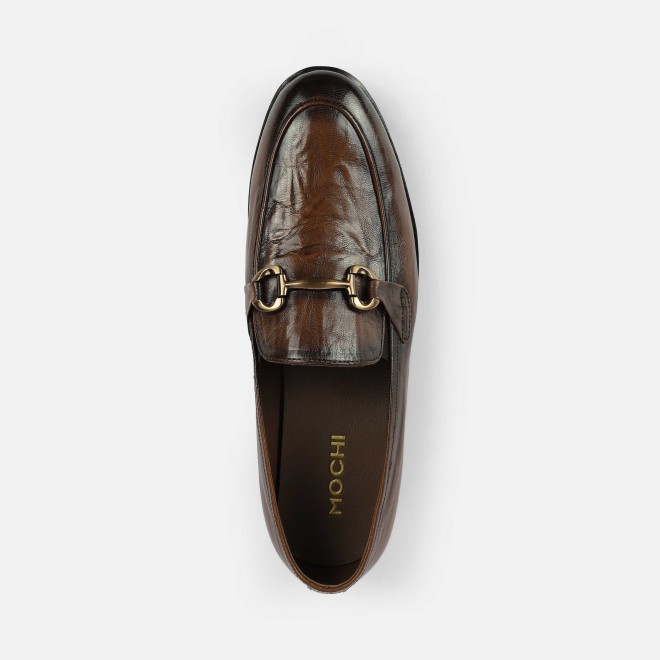 Mochi Men Tan Formal Moccasin (SKU: 19-752-23-41)