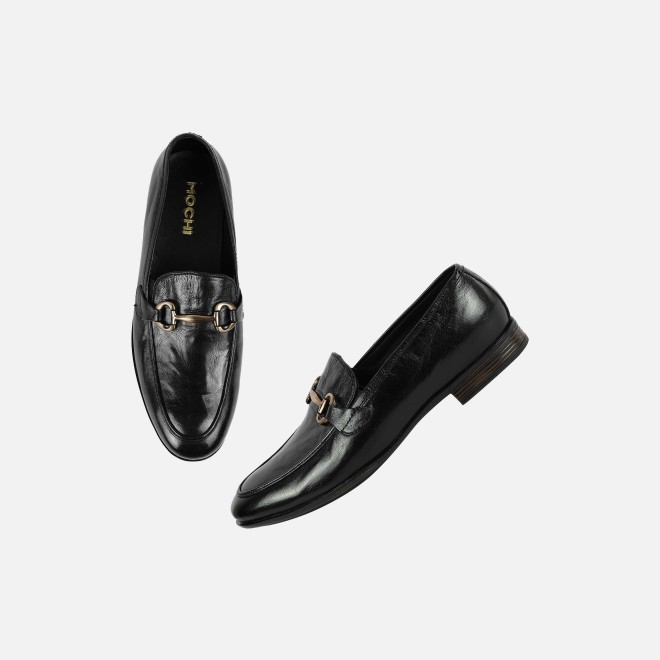 Mochi Men Black Formal Moccasin (SKU: 19-752-11-40)