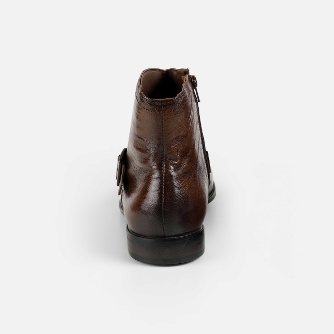 Mochi Men Tan Formal Boots (SKU: 19-753-23-40)