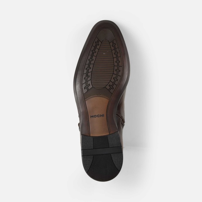 Mochi Men Tan Formal Boots (SKU: 19-753-23-40)