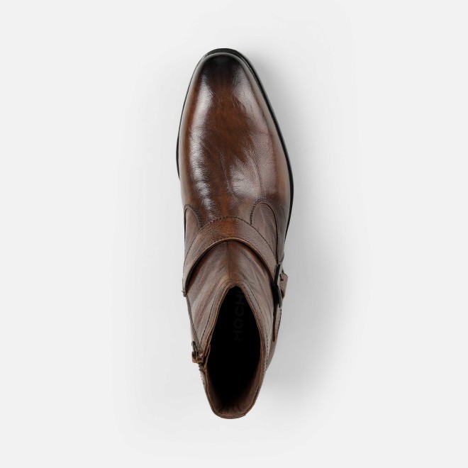 Mochi Men Tan Formal Boots (SKU: 19-753-23-40)