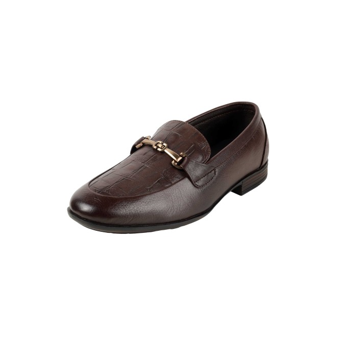 Mochi Men Brown Formal Moccasin (SKU: 19-754-12-44)
