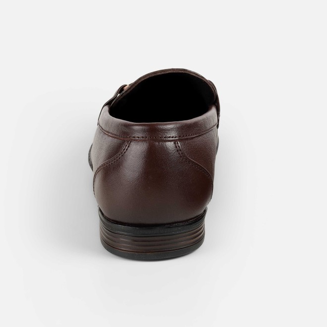 Mochi Men Brown Formal Moccasin (SKU: 19-754-12-44)