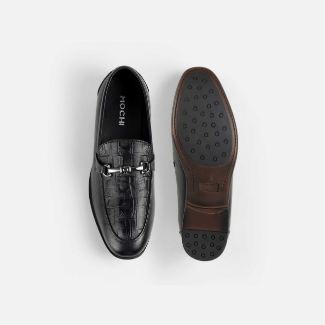 Mochi Men Black Formal Moccasin (SKU: 19-754-11-40)