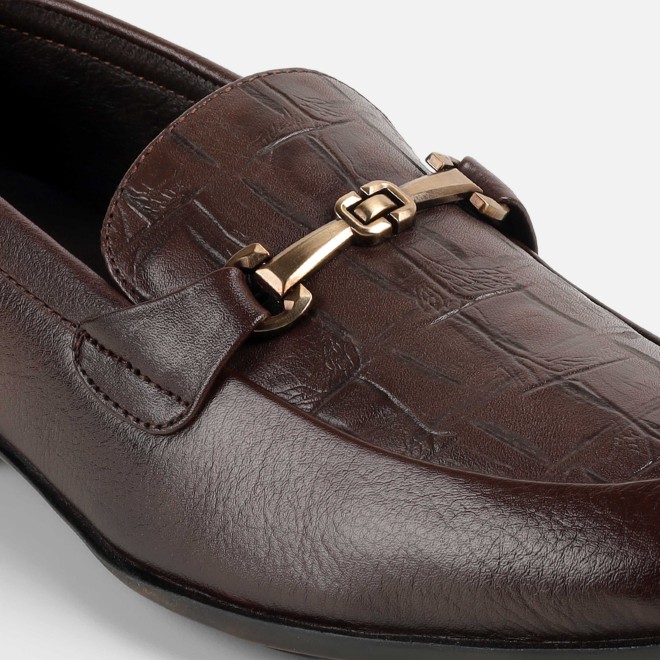 Mochi Men Brown Formal Moccasin (SKU: 19-754-12-44)
