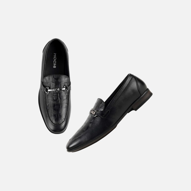 Mochi Men Black Formal Moccasin (SKU: 19-754-11-40)