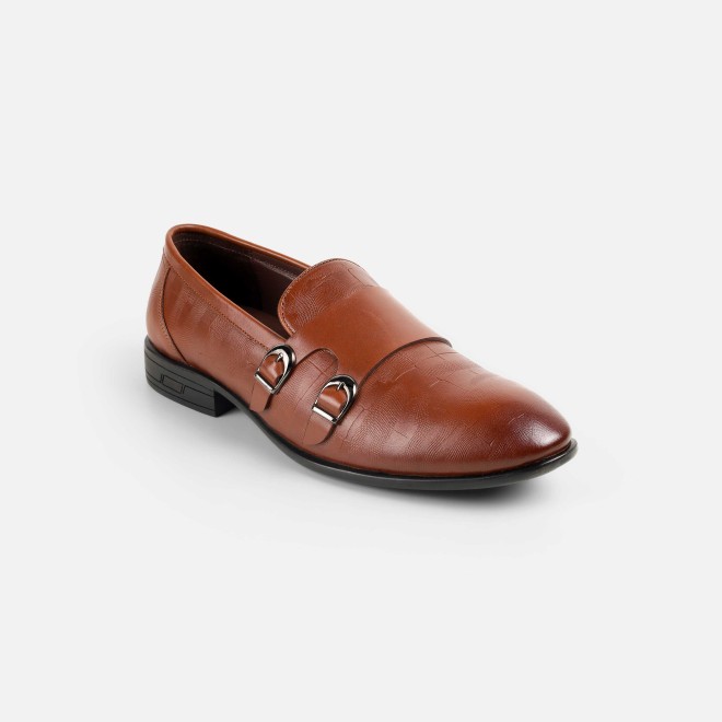 Mochi Men Brown Formal Monk (SKU: 19-758-12-44)