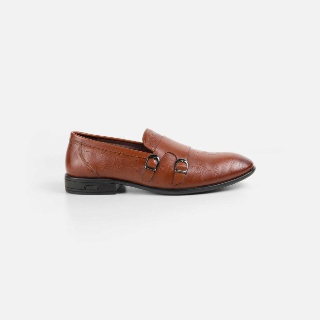 Mochi Men Brown Formal Monk (SKU: 19-758-12-44)
