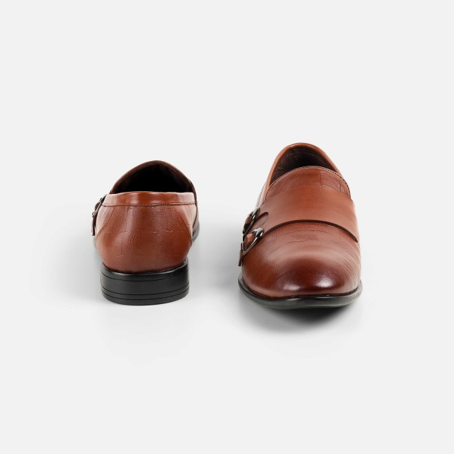 Mochi Men Brown Formal Monk (SKU: 19-758-12-44)