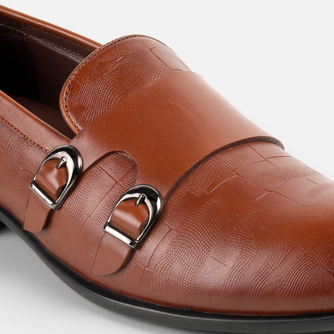Mochi Men Brown Formal Monk (SKU: 19-758-12-44)