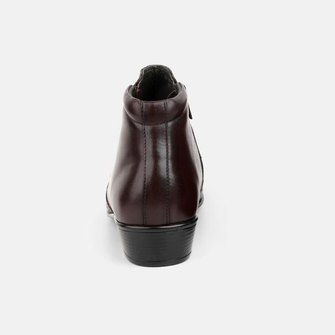 Mochi Men Brown Formal Boots (SKU: 19-769-12-40)