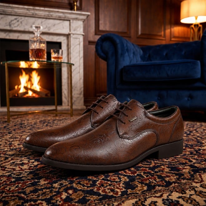 Mochi Men Brown Formal Lace Up (SKU: 19-771-12-40)