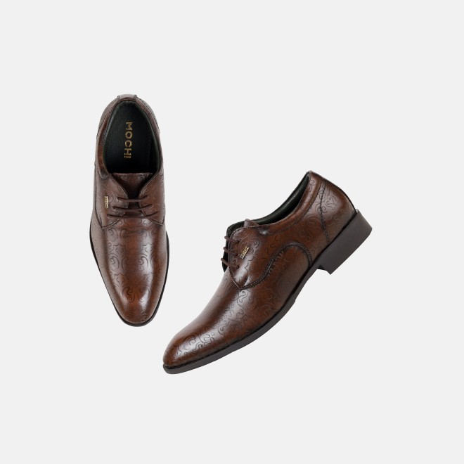 Mochi Men Brown Formal Lace Up (SKU: 19-771-12-40)