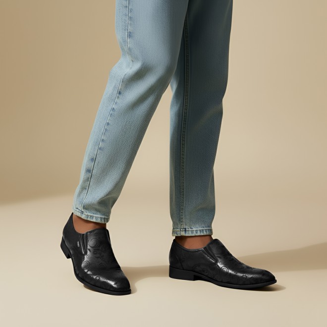 Mochi Men Black Party Moccasin (SKU: 19-772-11-40)
