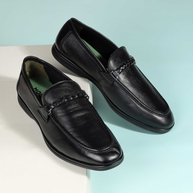 Men Black Casual Loafers