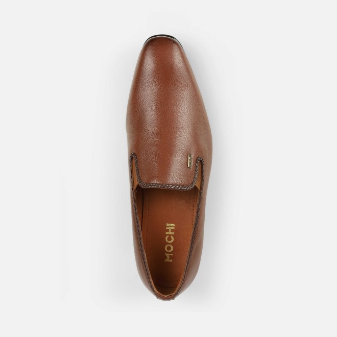 Mochi Men Tan Formal Moccasin (SKU: 19-777-23-40)