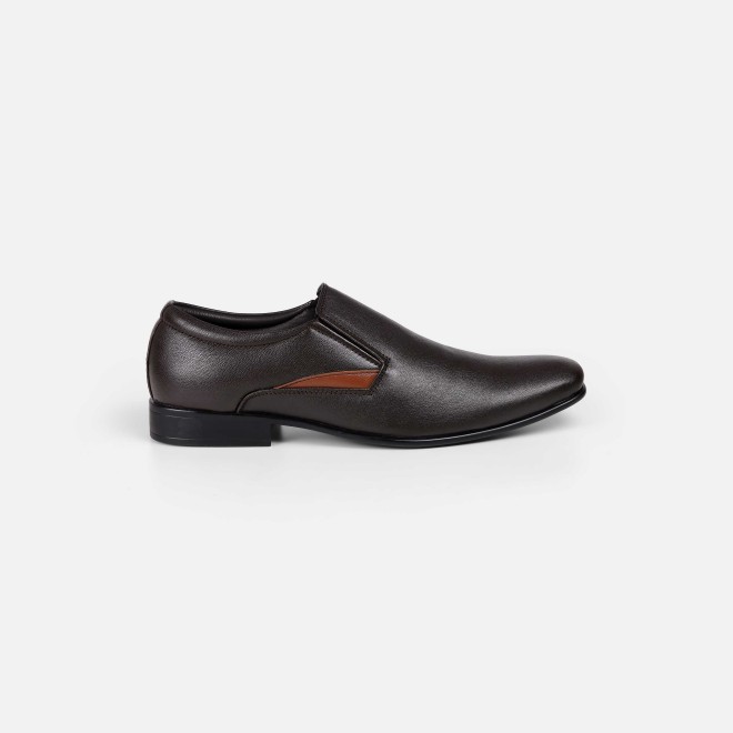 Mochi Men Brown Formal Moccasin (SKU: 19-782-12-39)