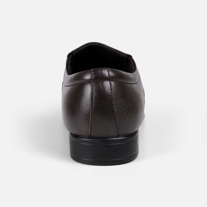 Mochi Men Brown Formal Moccasin (SKU: 19-782-12-39)