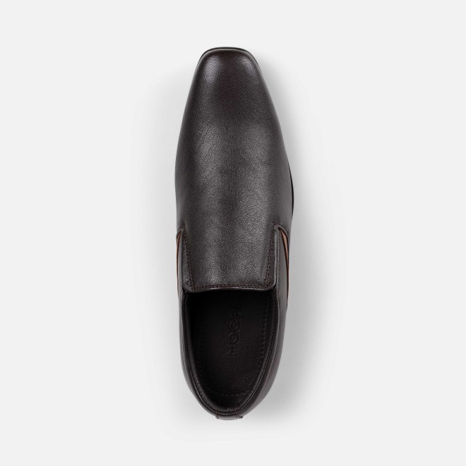 Mochi Men Brown Formal Moccasin (SKU: 19-782-12-39)