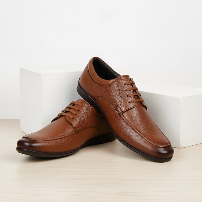 Mochi Men Tan Formal Lace Up