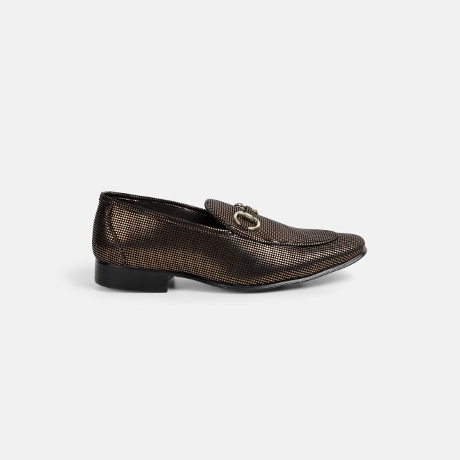Mochi Men Bronze Formal Moccasin (SKU: 19-803-46-40)