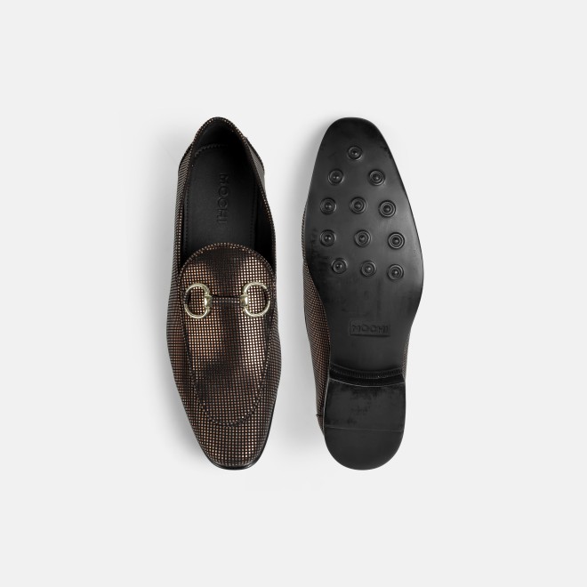Mochi Men Bronze Formal Moccasin (SKU: 19-803-46-40)