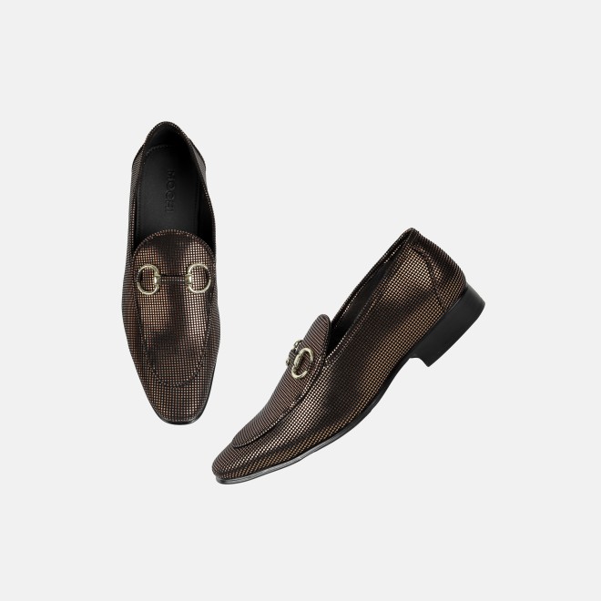 Mochi Men Bronze Formal Moccasin (SKU: 19-803-46-40)
