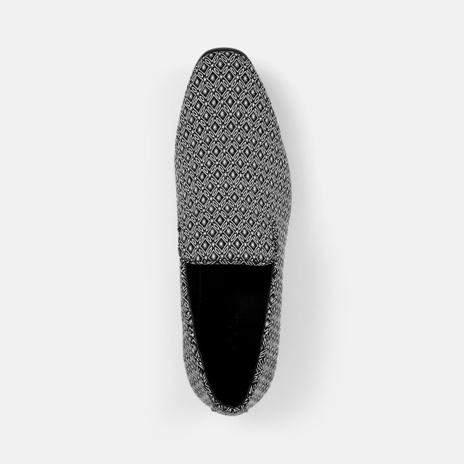 Mochi Men White-black Party Moccasin (SKU: 19-804-69-40)