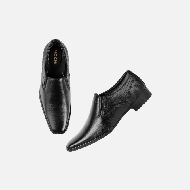 Mochi Men Black Formal Moccasin (SKU: 19-814-11-40)