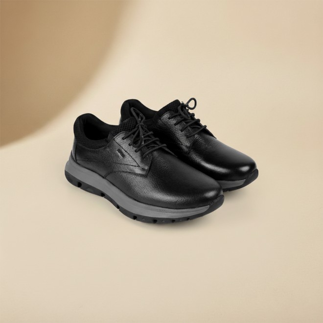 Mochi Men Black Casual Lace Up