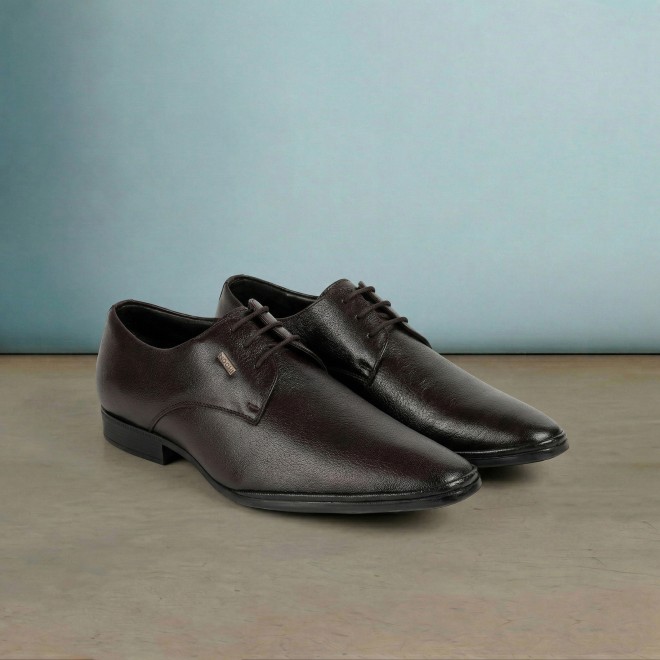 Mochi Men Brown Formal Lace Up