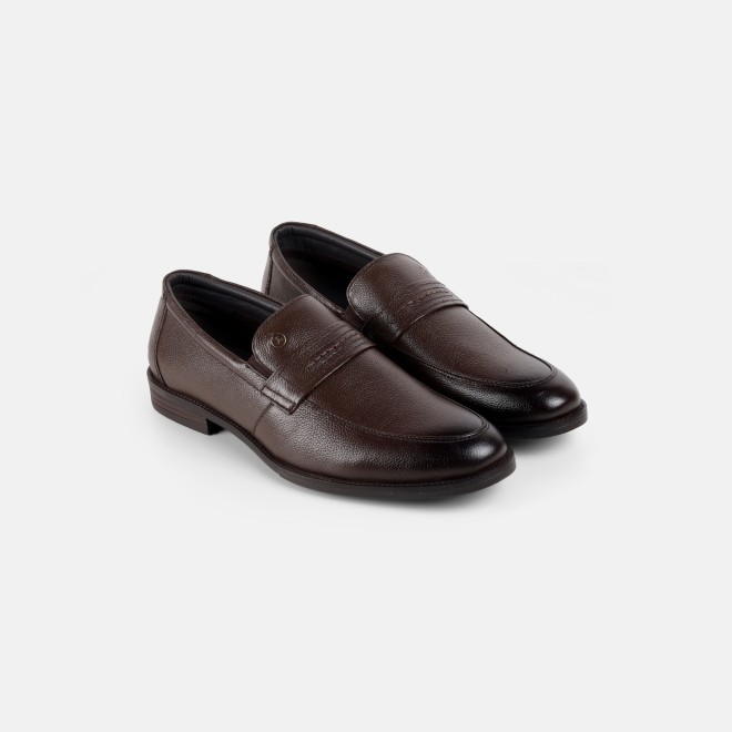 Mochi Men Brown Formal Moccasin (SKU: 19-848-12-39)
