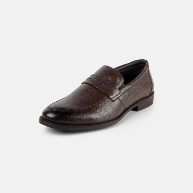 Mochi Men Brown Formal Moccasin (SKU: 19-848-12-39)