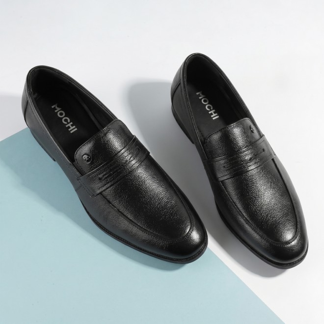 Mochi Men Black Formal Moccasin (SKU: 19-848-11-39)
