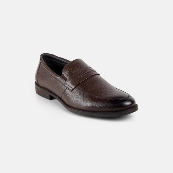 Mochi Men Brown Formal Moccasin (SKU: 19-848-12-39)